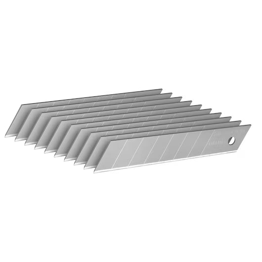 Set 10 lame di ricambio per cutter 18mm Stanley 0-11-301