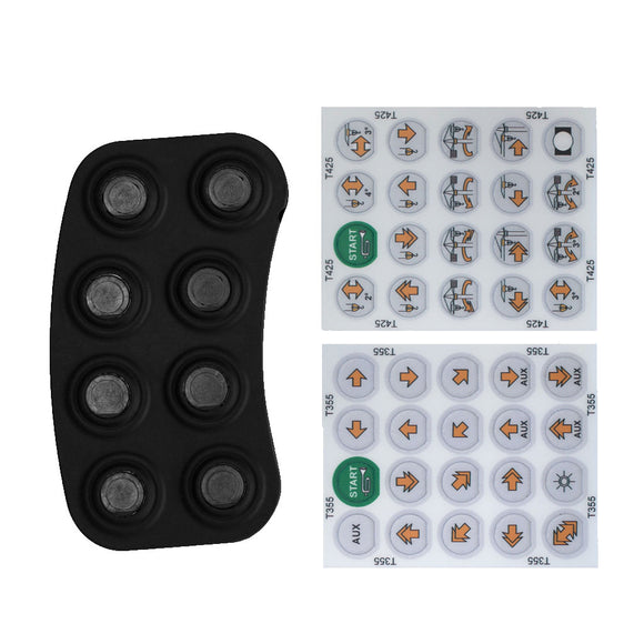 Guarnizione copri tasti + simboli per radiocomando GENIO ELCA 0405GA000504