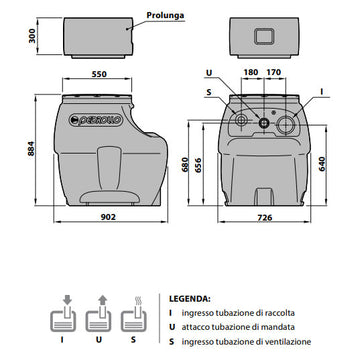 Stazione di accumulo e sollevamento acque reflue Pedrollo SAR250-TOP3 - 0