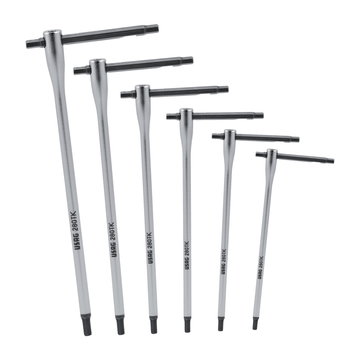 Serie 6 chiavi a T maschio esagonali con traversino scorrevole 280 TK/SE6 Usag U02800020