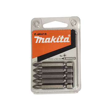 Kit 5 inserti 1/4" PH2 Makita P-48418
