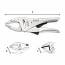 Pinza regolabile autobloccante a cremagliera con ganasce lunghe 135 B Usag U01350510-1