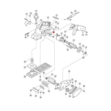 Spaccato ricambi pialla 1902