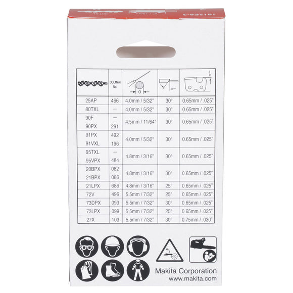 Catena per potatore 0,325″ LP 1,1mm 32 maglie Makita 1912E8-3