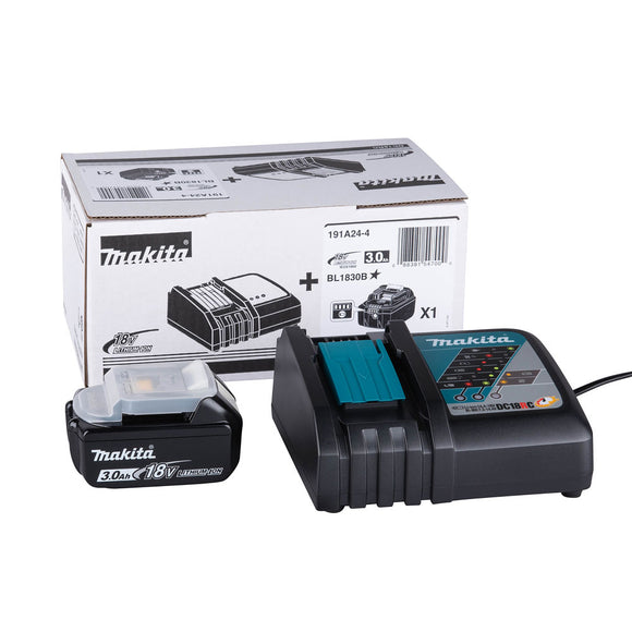Kit energy 18V DC18RC + 1x BL1830 Makita 191A24-4
