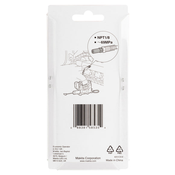 Set mit 3 Befestigungsteilen für Makita DGP180 191W60-2