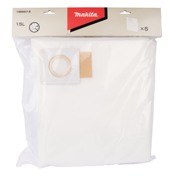 Confezione da 5 sacchetti per aspiratori Makita 195557-5