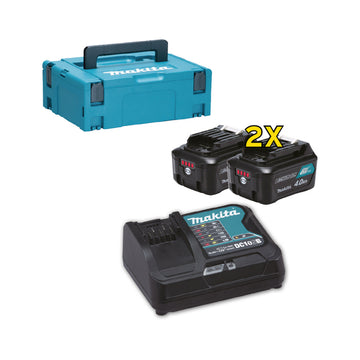 Kit energy 12V DC10SB + 2x BL1041B Makita 197641-2