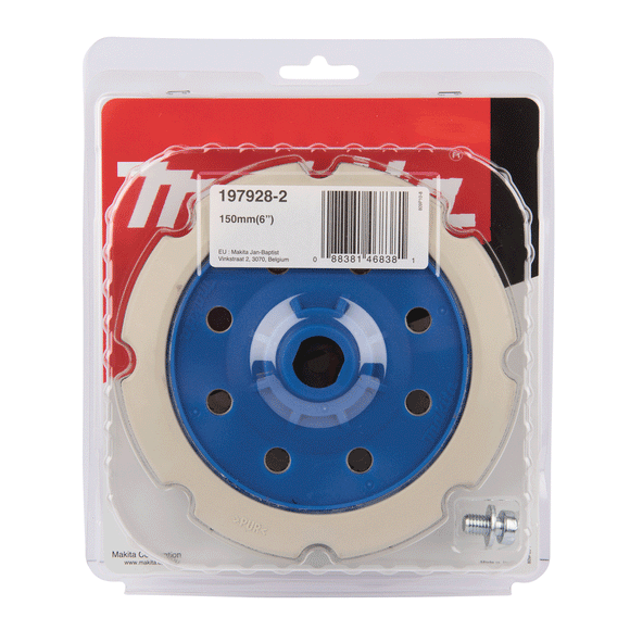 Platorello Ø150mm per lucidatrici Makita 197928-2