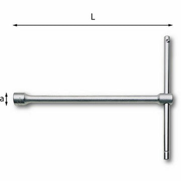 Chiavi a T semplici con bocca esagonale Usag 275