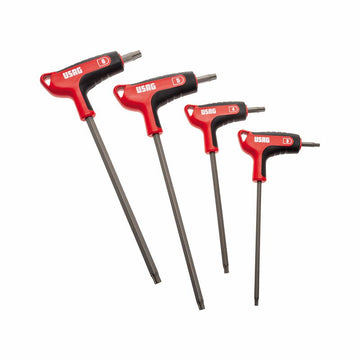Serie 4 chiavi maschio con profilo esagonale speciale X-GRIP 280 HX/SE4 Usag U02802461
