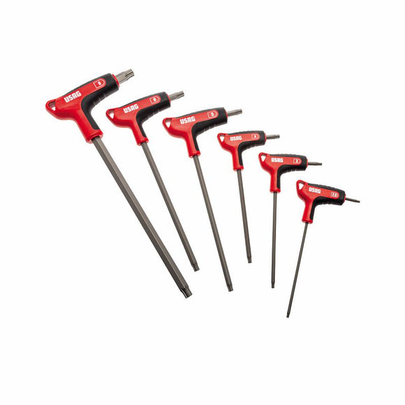 Serie 6 chiavi maschio con profilo esagonale speciale X-GRIP 280 HX/SE6 Usag U02802460