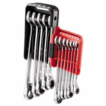 Serie 12 chiavi combinate a cricchetto con anello di tenuta 285 KA/DS12 Usag U02856062 - 0