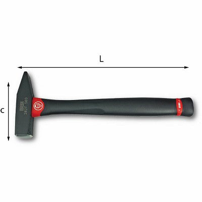 Martelli per meccanici con manico in graphite Usag 382 F