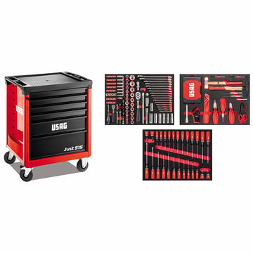 Carrello Just con assortimento manutenzione 495 JSM 265 pezzi 515 J6SM Usag U05150636P