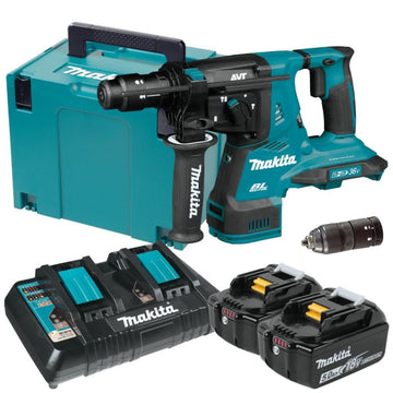 Tassellatore SDS-PLUS 28mm 2,9J 18Vx2 LXT BL Makita DHR281PT2J