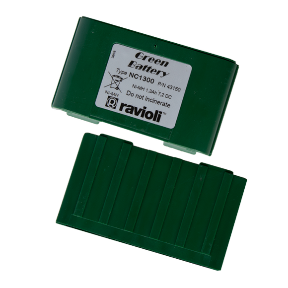 Batteria verde 7,2V 1,3Ah Ravioli NC1300
