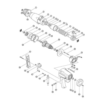 Spaccato ricambi avvitatore ad impulsi 6906