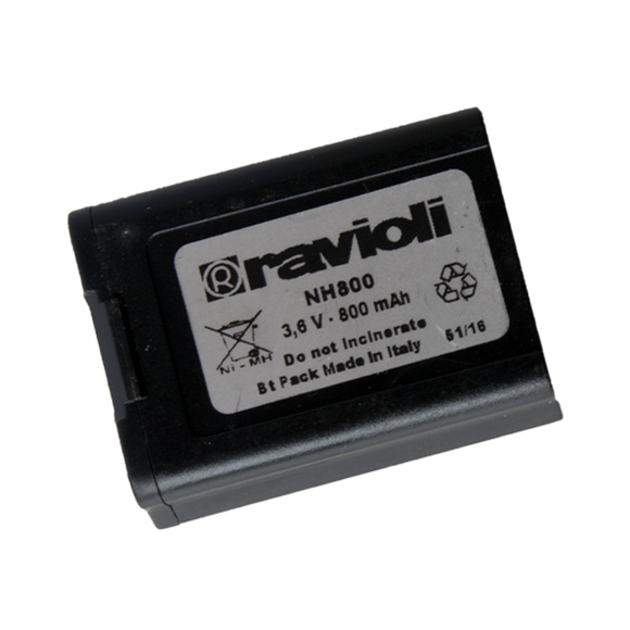 Batteria nera 3,6V 800mAh Ravioli NH800