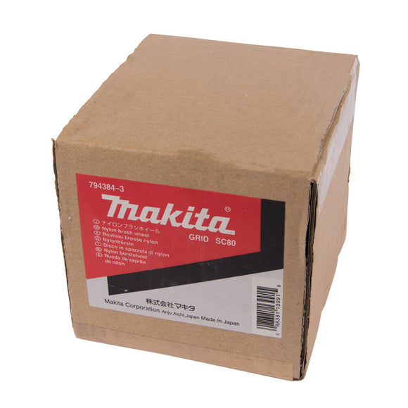 Rullo in nylon GR80 Ø100mm per spazzolatrice Makita 794384-3