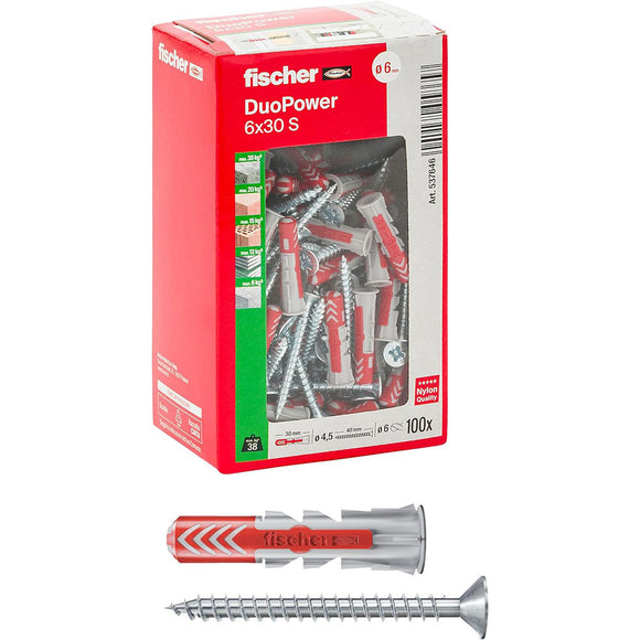 Fischer DuoPower tassello con vite