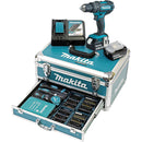 Trapano avvitatore con percussione 64Nm 18V LXT Makita DHP482RFX9-1