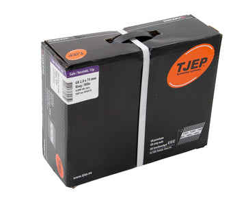 Confezione da 4000 chiodi nastrati mezzatesta ring 34° 2,8x75mm TJEP GR 28/75 - 0