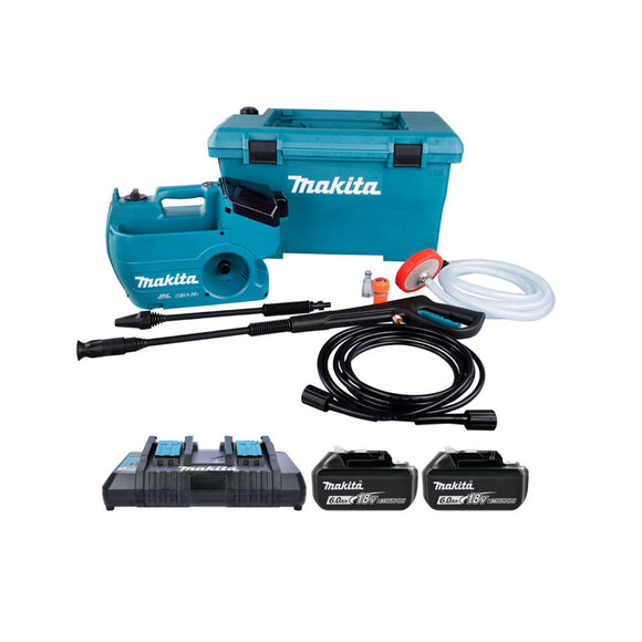 Idropulitrice a freddo 80bar 18Vx2 LXT BL Makita DHW080PG2