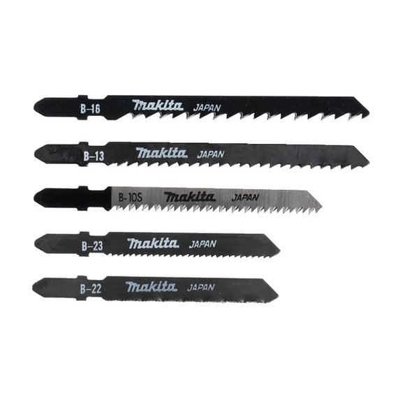 Set 5 lame assortite HCS/HSS Makita A-86898