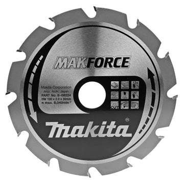 Lama Makforce TCT Ø190mm foro 30mm 12 denti Makita B-32144