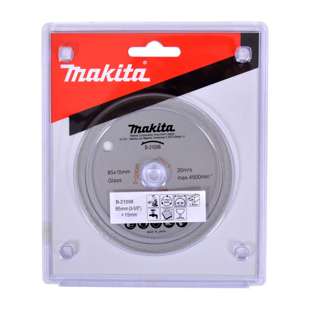 Makita B-21098 Ø85mm cutting disc, 15mm hole | ICIAM Store - Vendita e ...