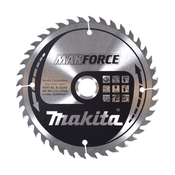 Lama MakForce Ø160mm foro 20mm 40 denti Makita B-32297