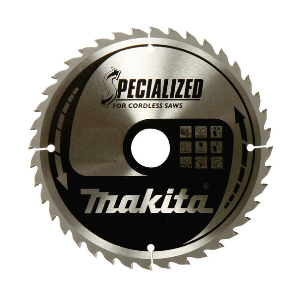 Lama Specialized TCT per legno Ø190mm foro 20mm 24 denti Makita B-32926