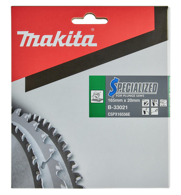 Lama per alluminio Ø165mm foro 20mm 56 denti Makita B-33021