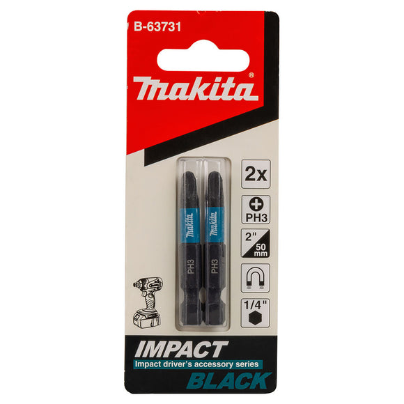 Coppia inserti PH3 1/4" 50mm Makita B-63731