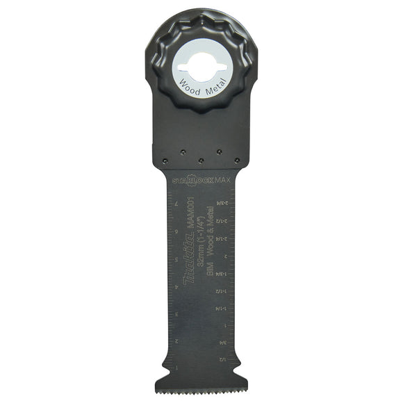 Lama BIM ad affondamento per legno-metallo 32x80mm Makita B-66400