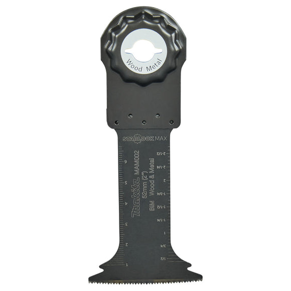 Lama BIM ad affondamento per legno-metallo 52x70mm Makita B-66416