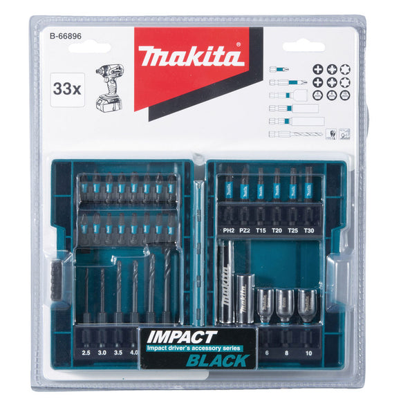 Kit 30 inserti 1/4" per avvitatura e foratura Makita B-66896