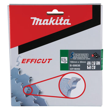 Lama Efficut Ø190mm foro 30mm 45 denti Makita B-68638 - 0
