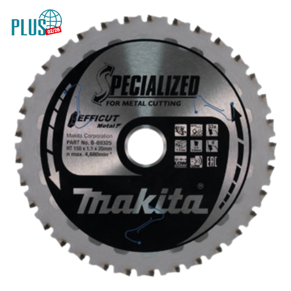 Lama Efficut Metal Ø 150mm