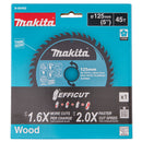 Lama Efficut TCT per legno Ø125mm foro 20mm 45 denti Makita B-69462-2