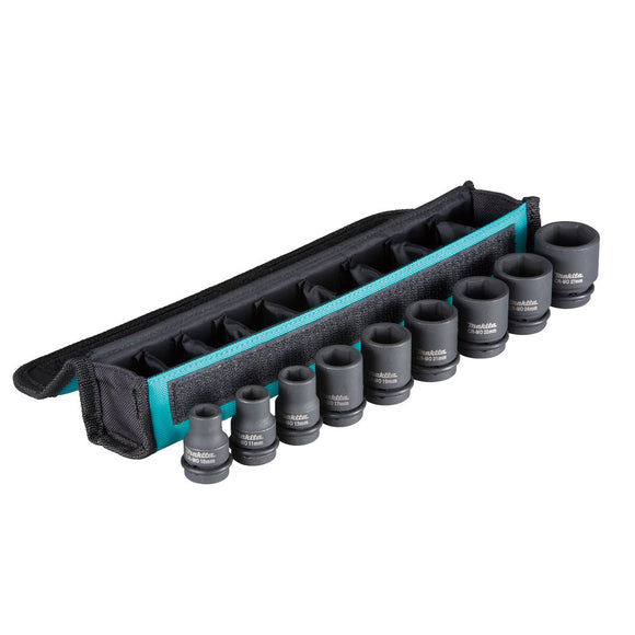 Assortimento 9 bussole 1/2" Makita B-69749