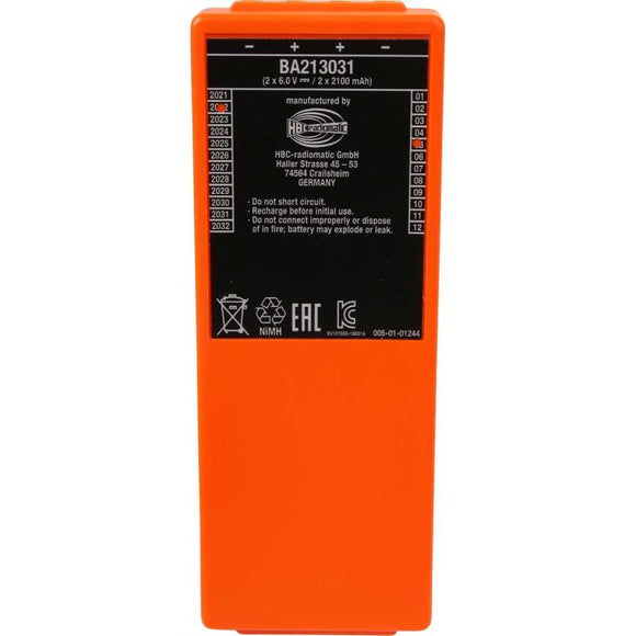 Batteria originale 2x6v 4200mAh HBC-RADIOMATIC BA213031