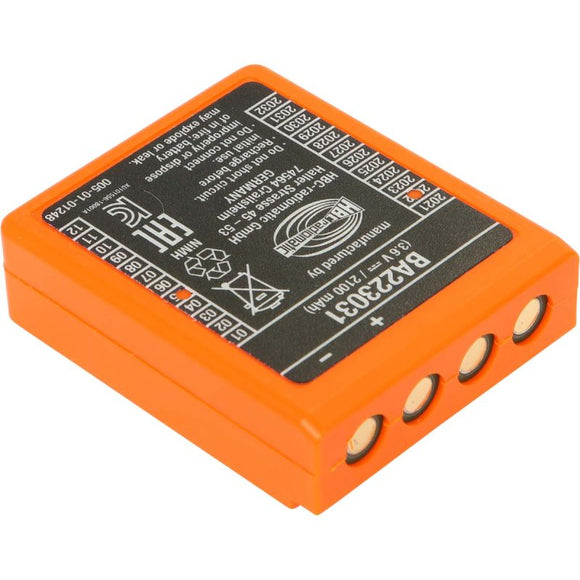 Batteria originale 3,6V 2100mAh HBC-RADIOMATIC BA223031