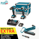 Set avvitatori 12V HP333 + TD110 + 3x BL1021 12V 2Ah + 1x DC10SB Makita CLX228SAX2-1