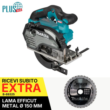 Sega circolare per metalli 150mm 40V XGT BL Makita CS004GZ