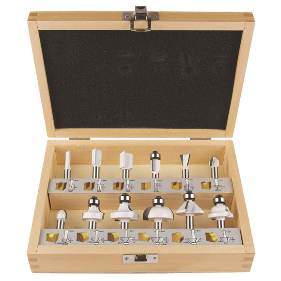 Set 12 frese gambo Ø8mm Makita D-53556