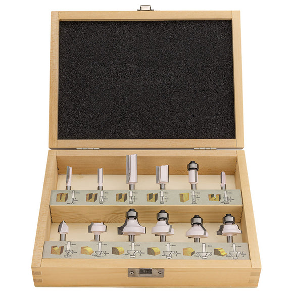 Set 12 frese gambo Ø6mm Makita D-57065