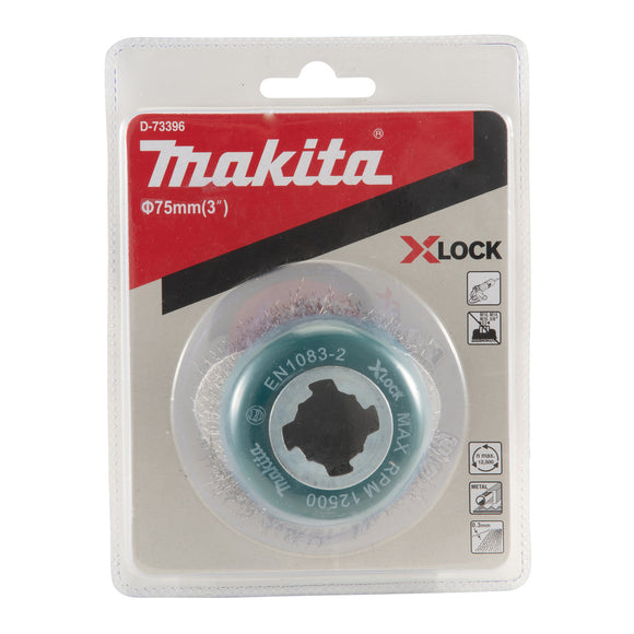 Spazzola X-Lock a tazza Ø75mm Makita D-73396