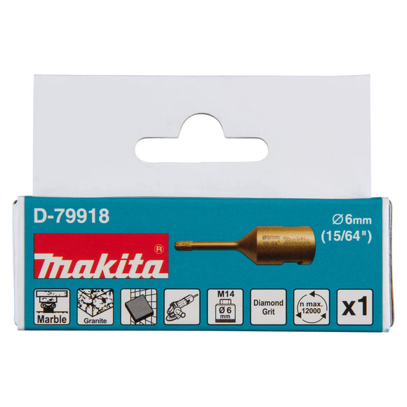 Foretto diamantato 8mm uso a secco per smerigliatrice angolare attacco M14 D-79918